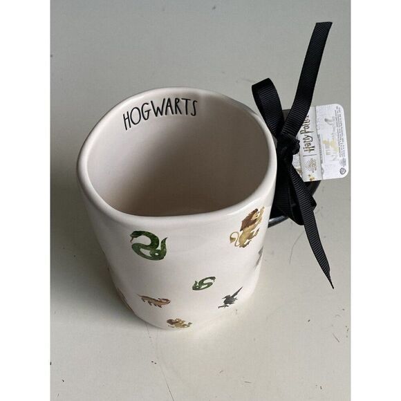 Rae Dunn Hogwarts Houses Mug Harry Potter Gryffindor Slytherin Hufflepuff NEW - Picture 8 of 10